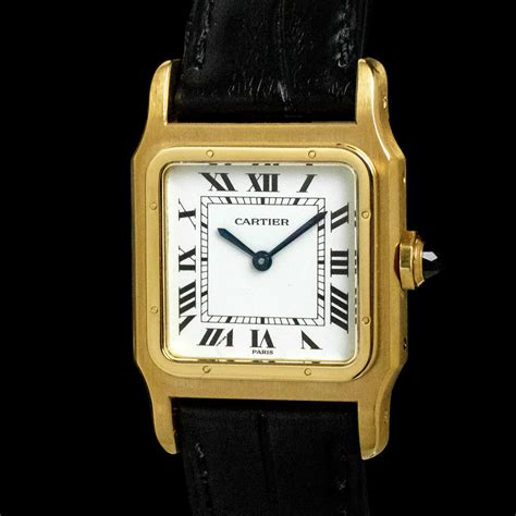 cartier santos dumont vintage|cartier santos vintage for sale.